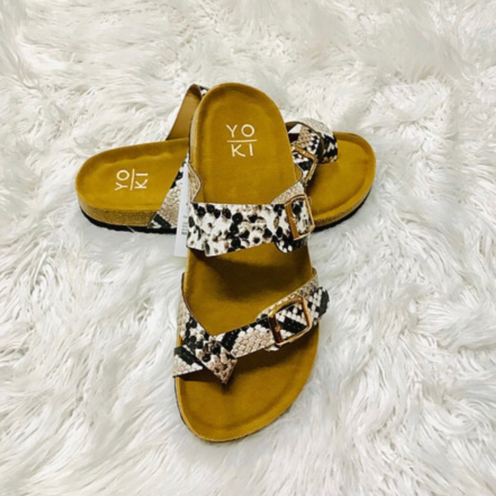 Snakeskin (Birk Inspired) Sandal